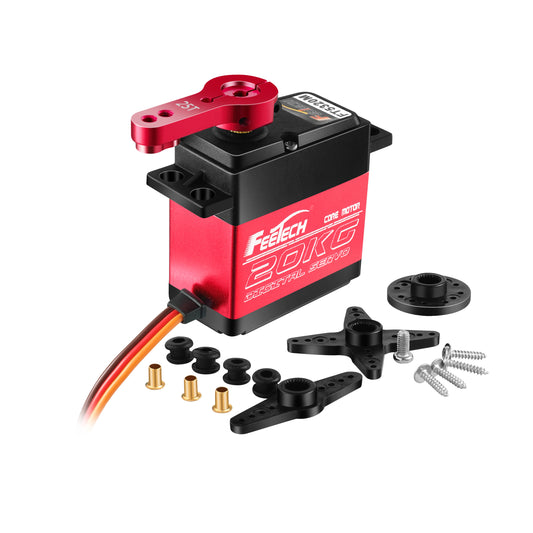 FEETECH FT5320M Digital Servo – 7.4V 20kg.cm High-Torque Aluminum Gear Servo for Robotics and RC Models